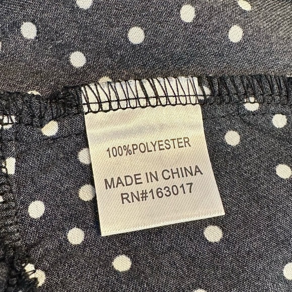 Princess Polly Bobbie Mini Dress Black Polka Dots size 4 V Neck Short Sleeve - Picture 12 of 14